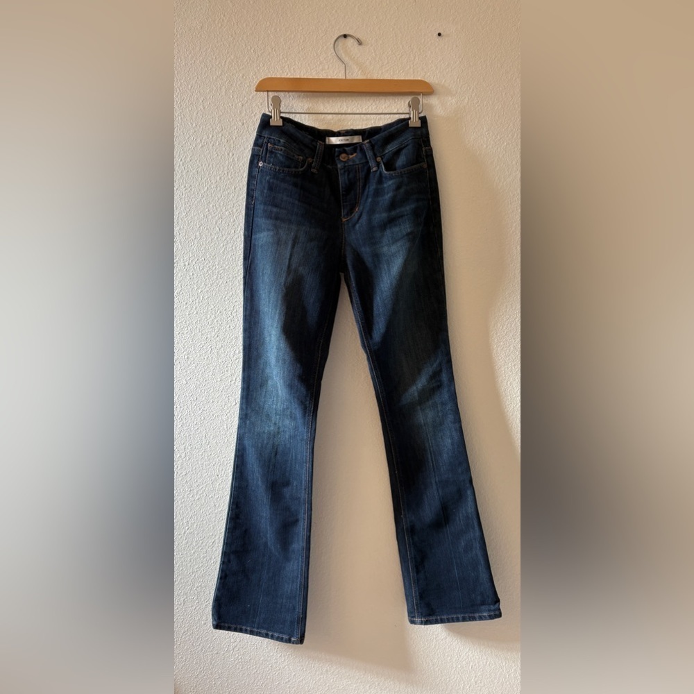 NWT Joe's Womens Muse Fit Flare Jeans High Rise Denim Dark Wash Blue Size 26